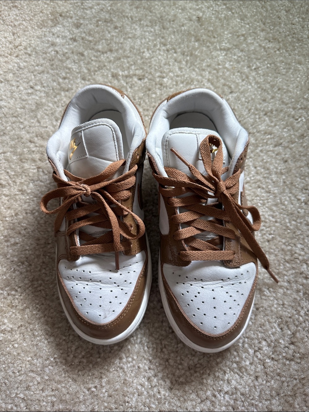 NIKE Dunk Low LX NBHD smooth and textured-leather sneakers